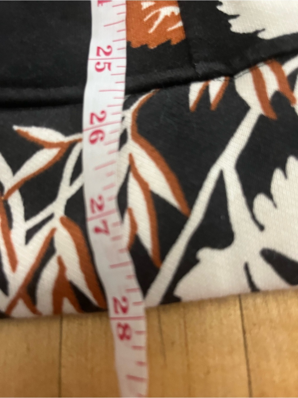 Columbia Black Botanical Leaf Print Cowl Funnel Neck Pullover 2X - Picture 11 of 12